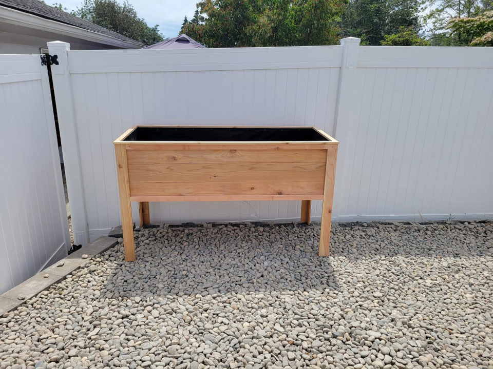 5x2 Raised bed Cedar Planter